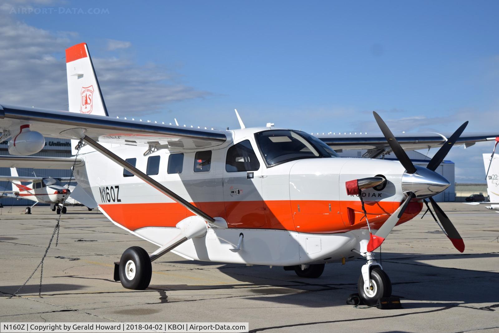 N160Z, 2017 Quest Kodiak 100 C/N 100-0227, Parked on south GA ramp.