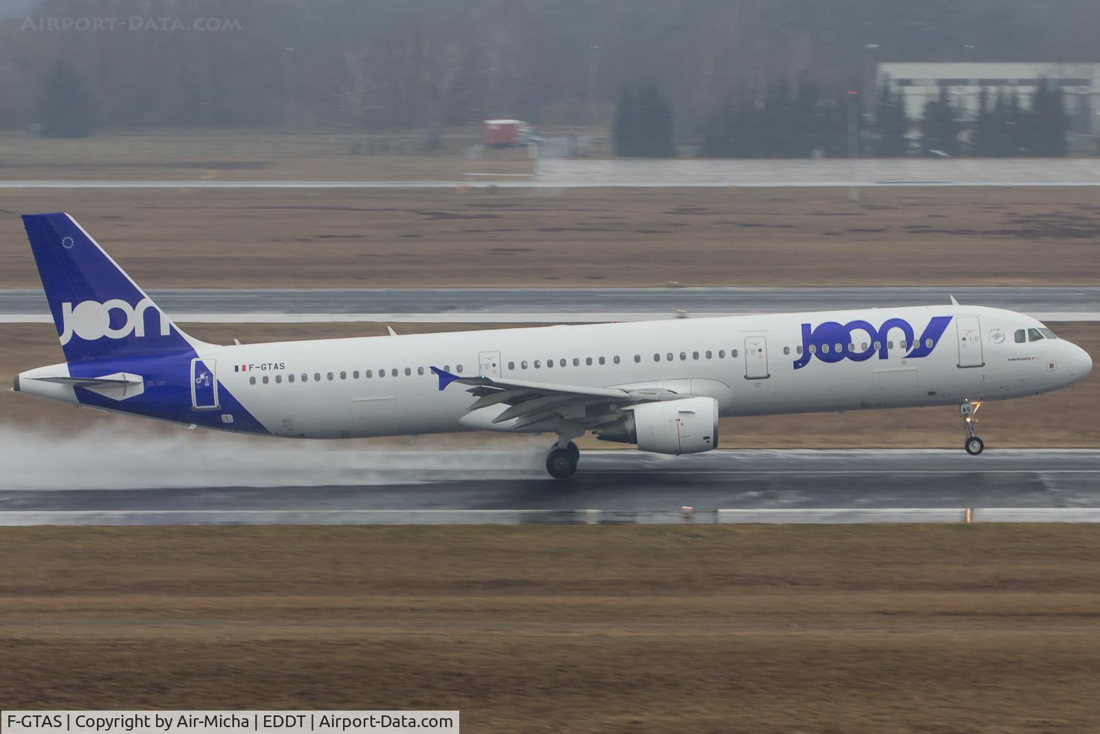 F-GTAS, 2008 Airbus A321-212 C/N 3419, JOON Airlines