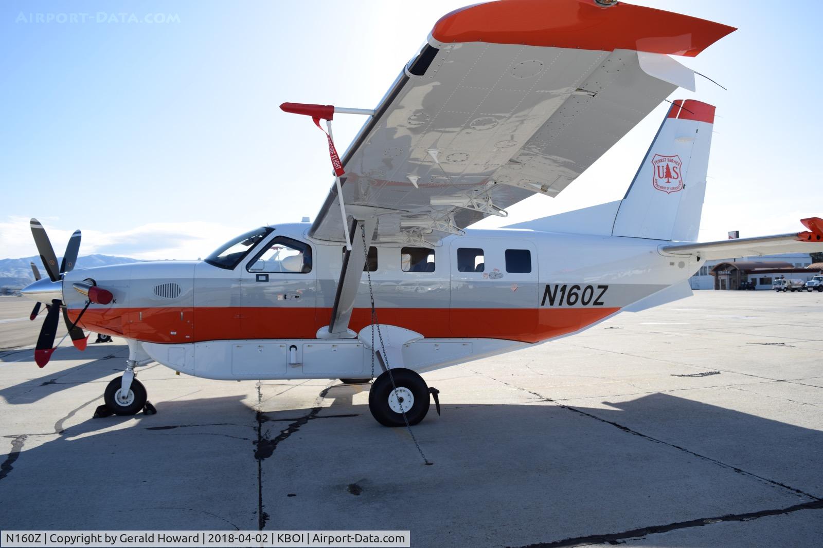 N160Z, 2017 Quest Kodiak 100 C/N 100-0227, Parked on south GA ramp.