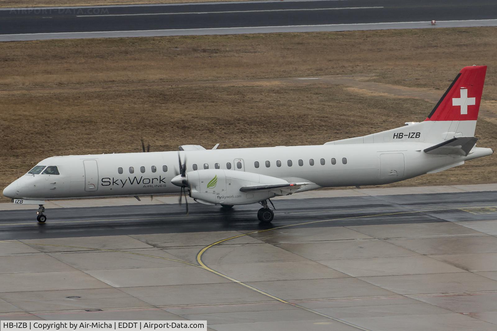 HB-IZB, 1994 Saab 2000 C/N 2000-005, SkyWork Airlines