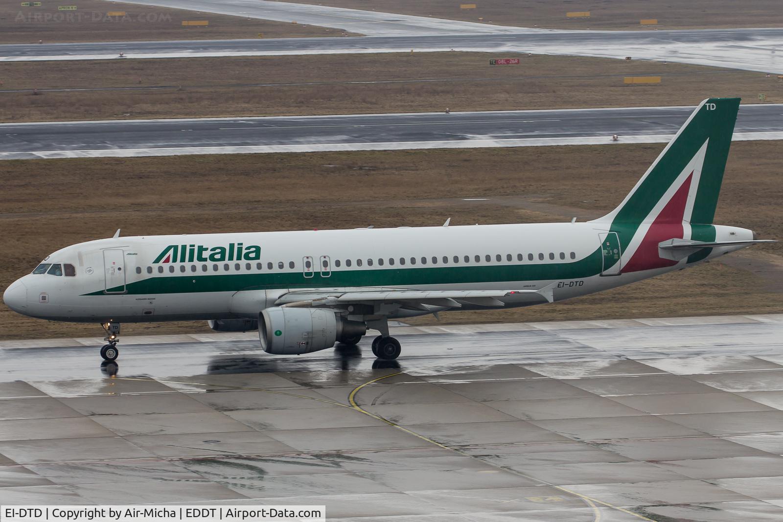 EI-DTD, 2009 Airbus A320-216 C/N 3846, Alitalia