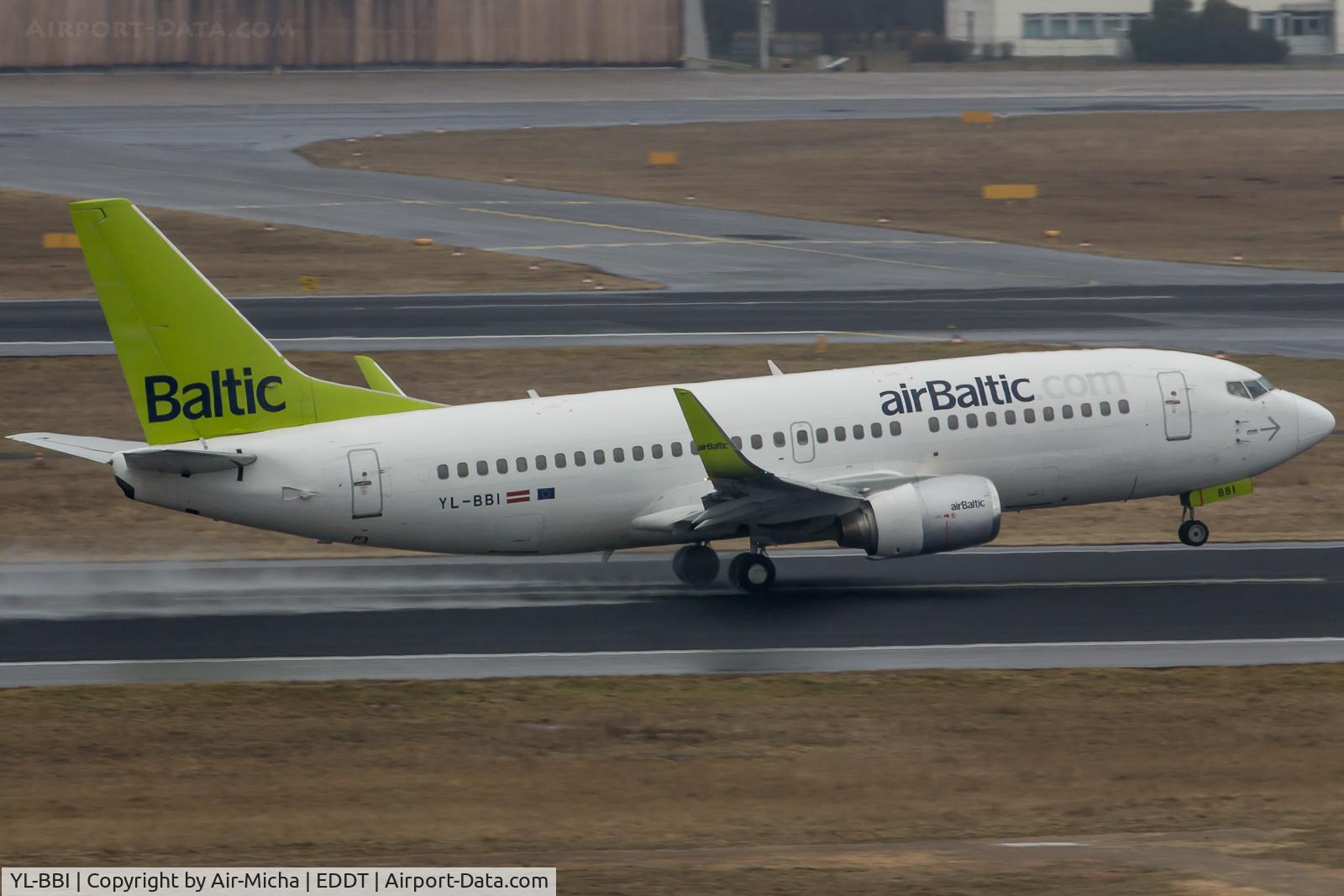 YL-BBI, 1995 Boeing 737-33A C/N 27454, Air Baltic