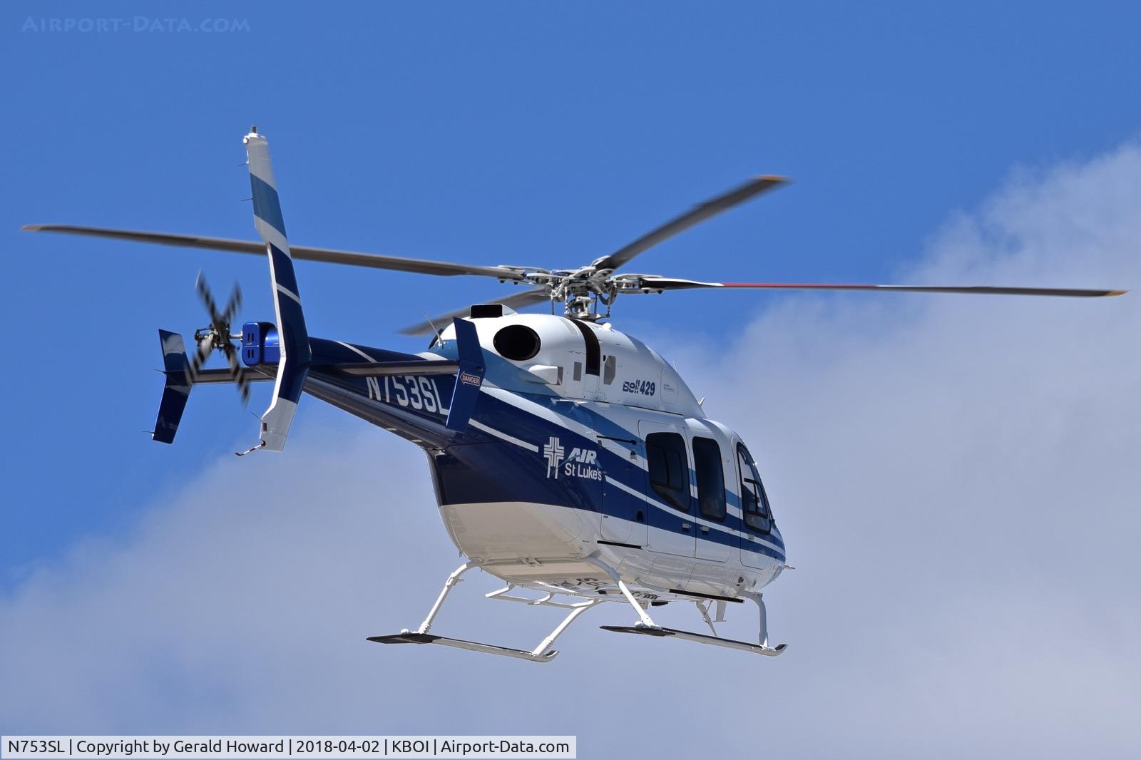 N753SL, Bell 429 GlobalRanger C/N 57305, Turning to Land.