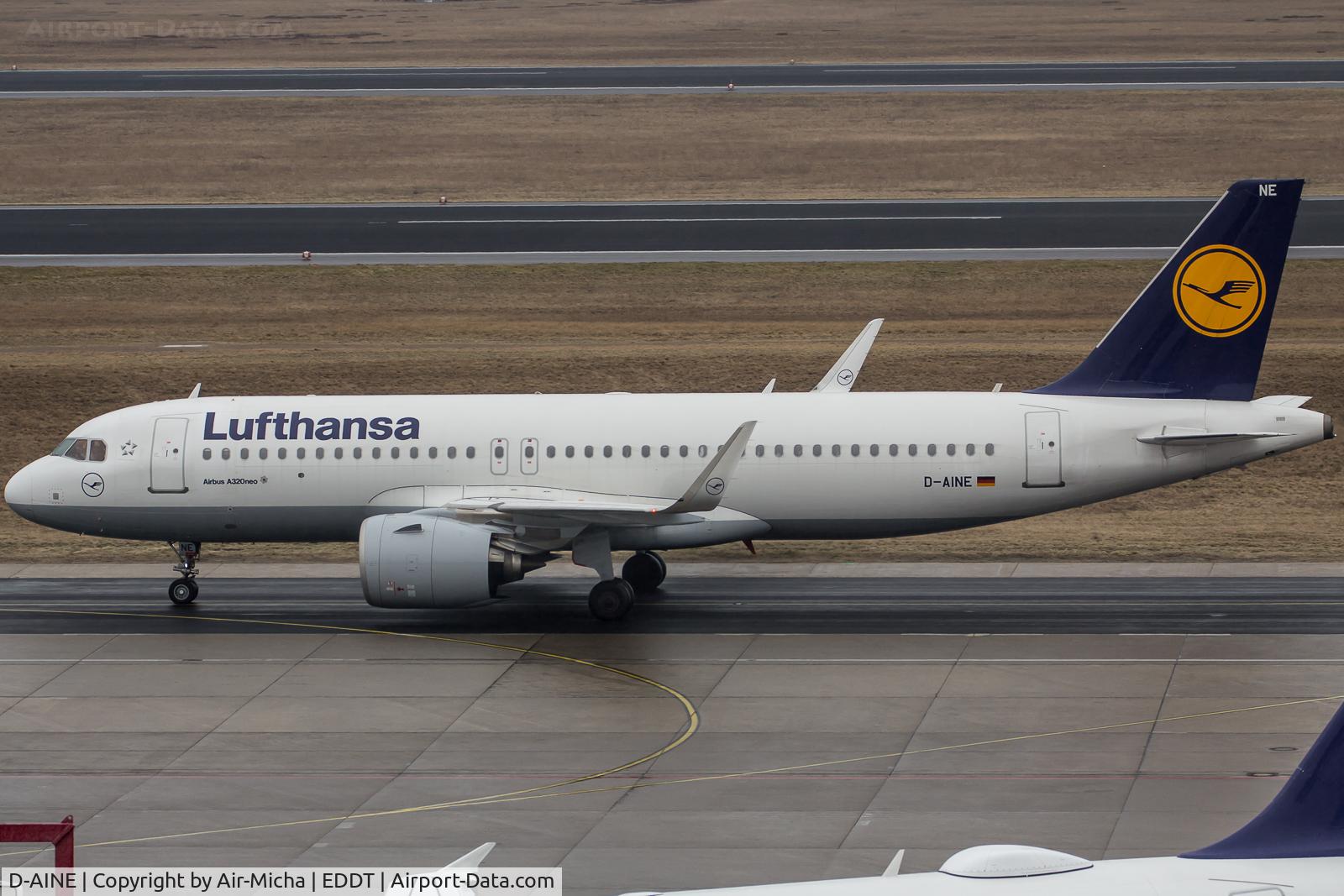 D-AINE, 2016 Airbus A320-271N C/N 7103, Lufthansa