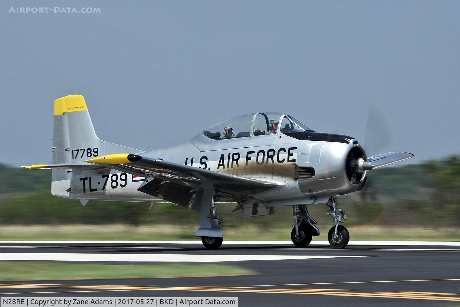N28RE, 1951 North American T-28A Trojan C/N 174-642, At the 2017 Breckenridge Warbird Show