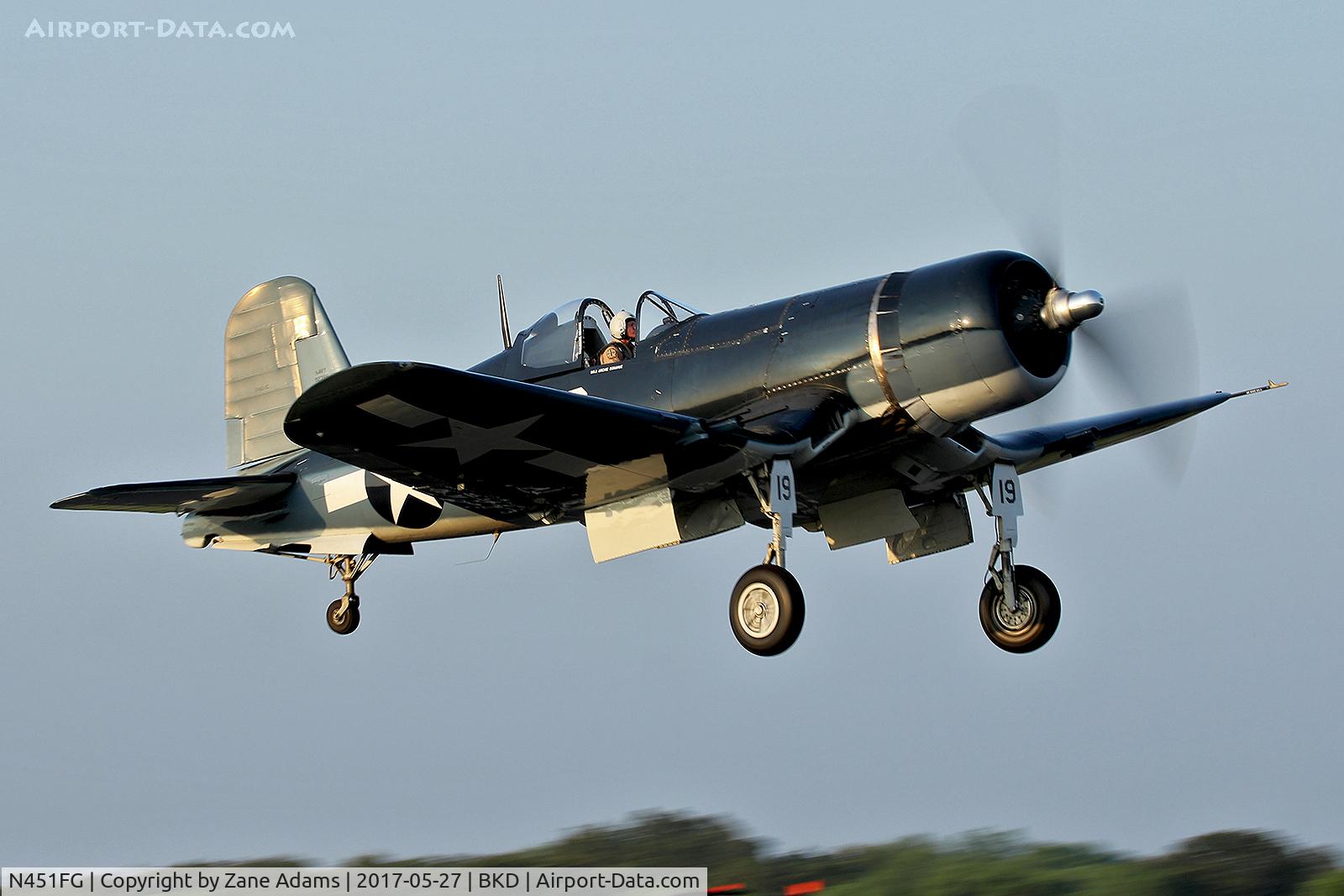 N451FG, 1945 Goodyear FG-1D Corsair C/N 3660, At the 2017 Breckenridge Warbird Show