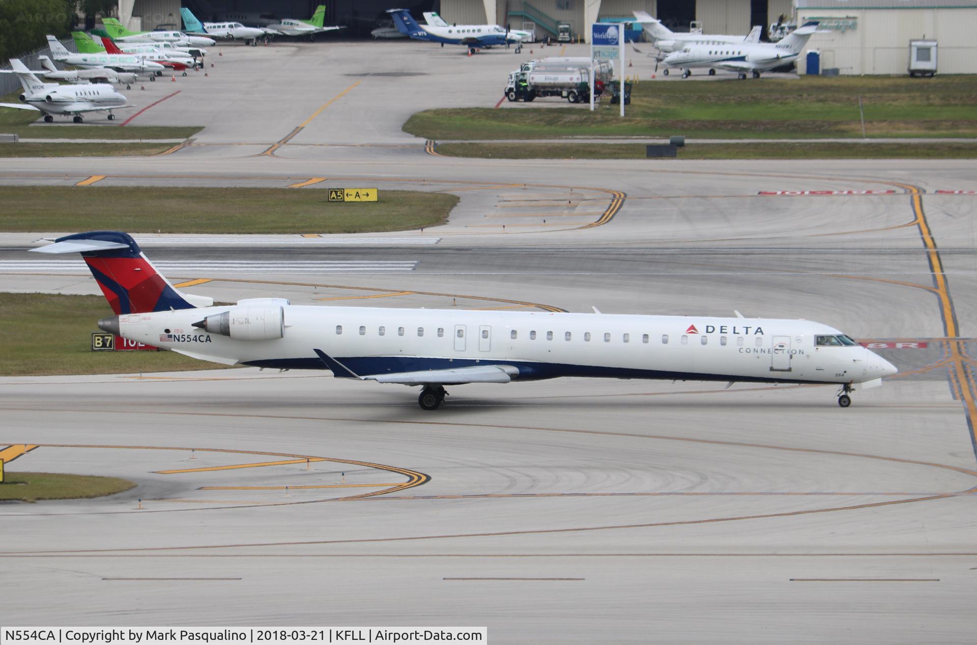 N554CA, 2008 Bombardier CRJ-900ER (CL-600-2D24) C/N 15168, CL-600-2D24