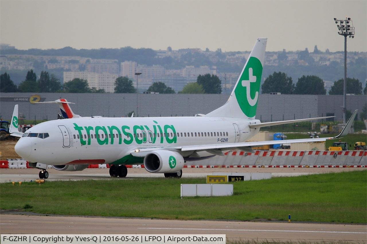 F-GZHR, 2015 Boeing 737-8K2 C/N 43913, Boeing 737-8K2, Taxiing to holding point rwy 08, Paris-Orly airport (LFPO-ORY)