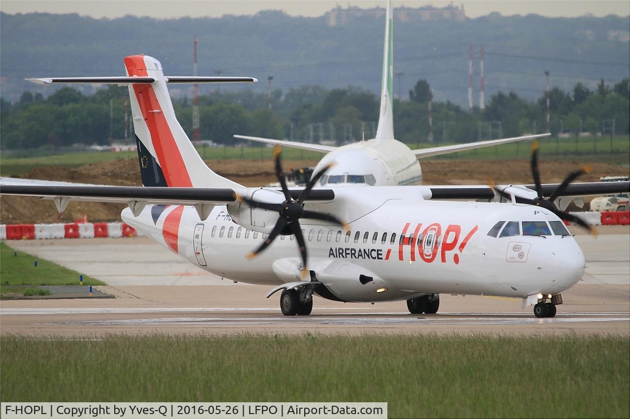 F-HOPL, 2015 ATR 72-600 (72-212A) C/N 1283, ATR 72-600, Lining up rwy 08, Paris-Orly Airport (LFPO-ORY)