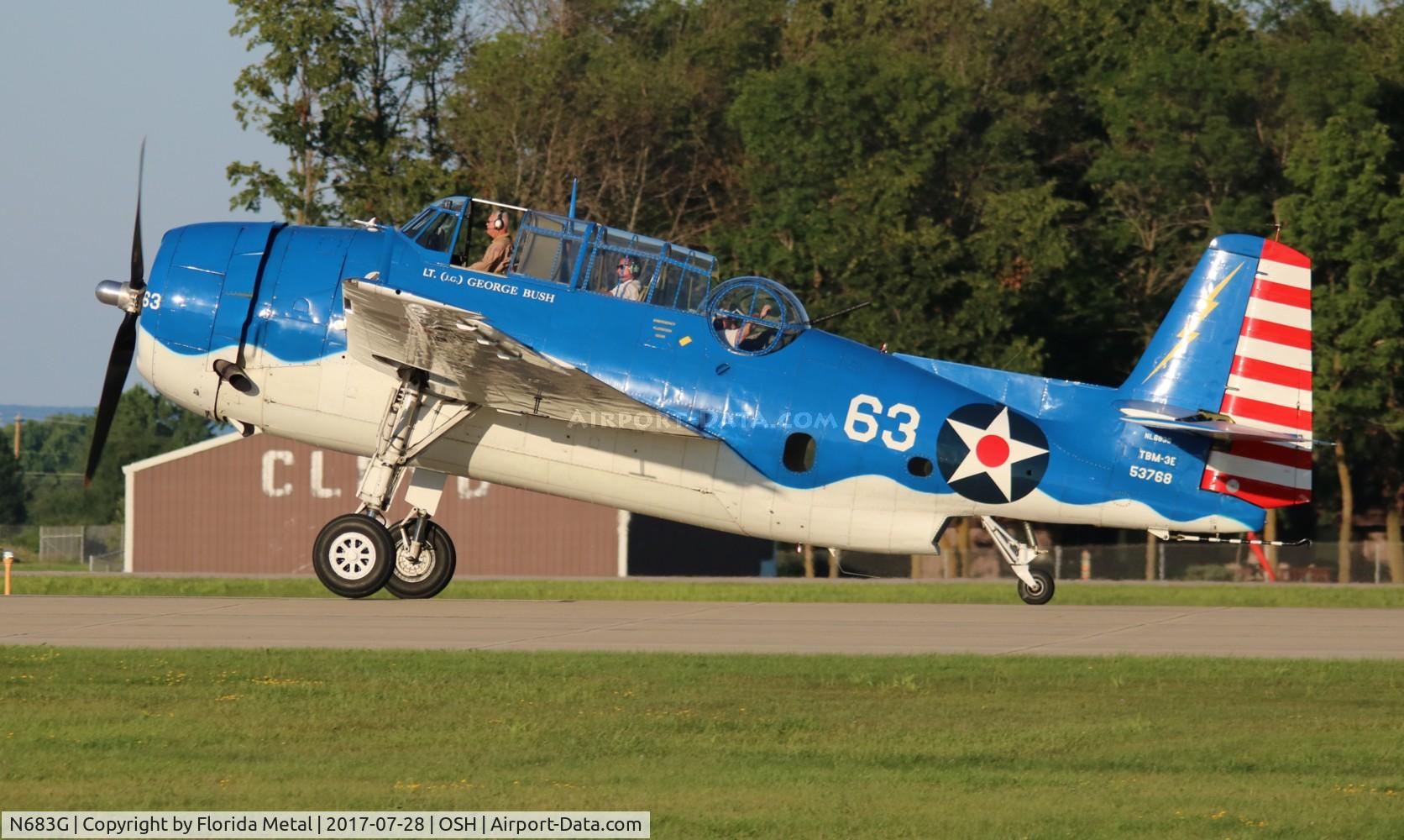 N683G, 1943 Grumman TBM-3E Avenger C/N 53768, TBM-3E