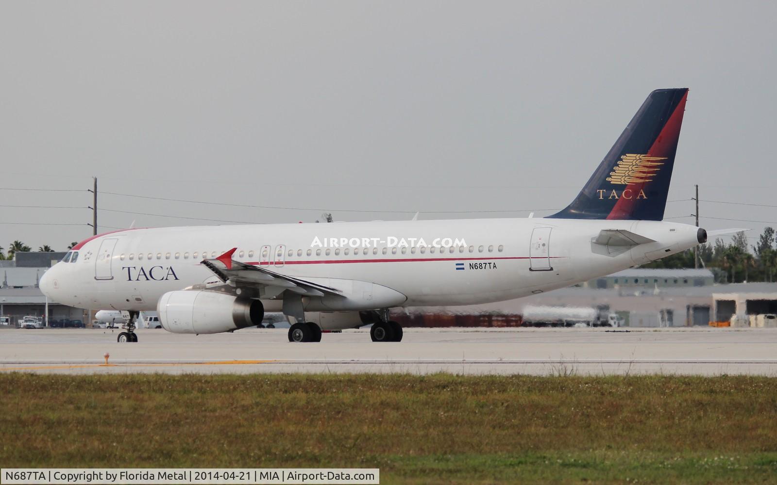 N687TA, 2000 Airbus A320-233 C/N 1334, Taca A320
