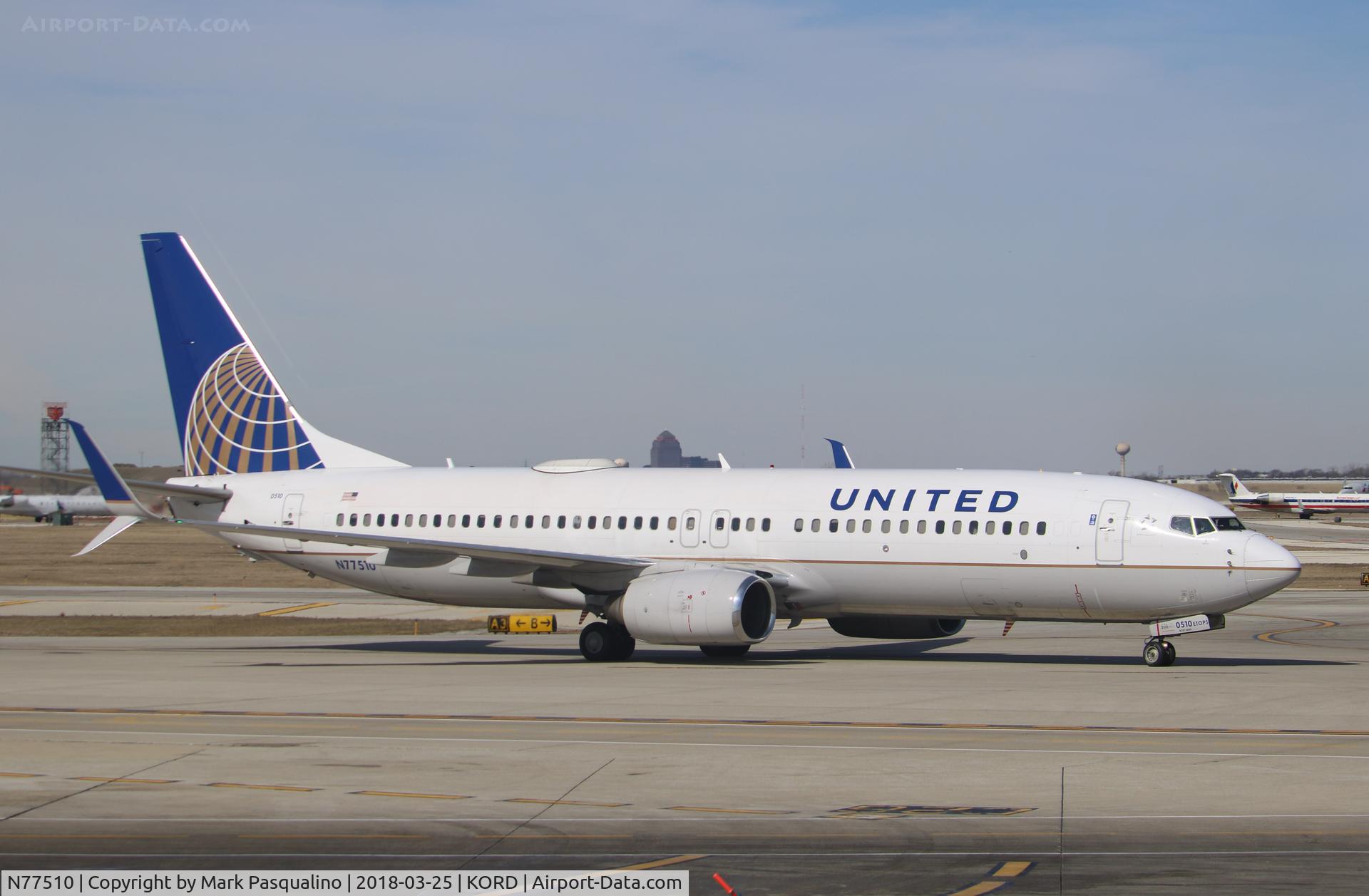 N77510, 2008 Boeing 737-824 C/N 32828, Boeing 737-800