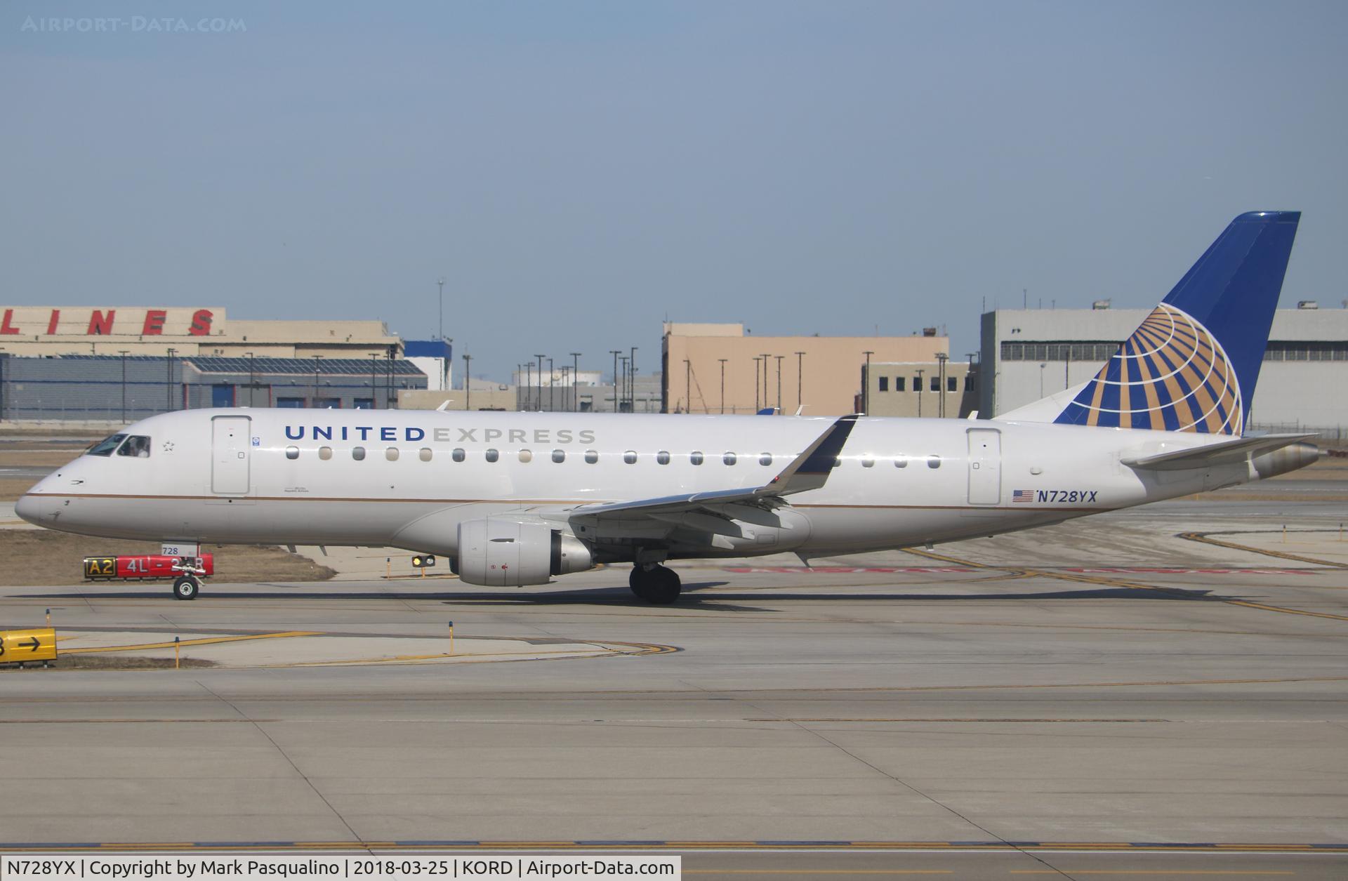 N728YX, 2015 Embraer 175LR (ERJ-170-200LR) C/N 17000510, ERJ 170-200 LR