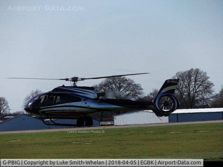 G-PBIG, 2018 Airbus Helicopters EC-130T-2 C/N 8298, From Sywell Aerodrome.