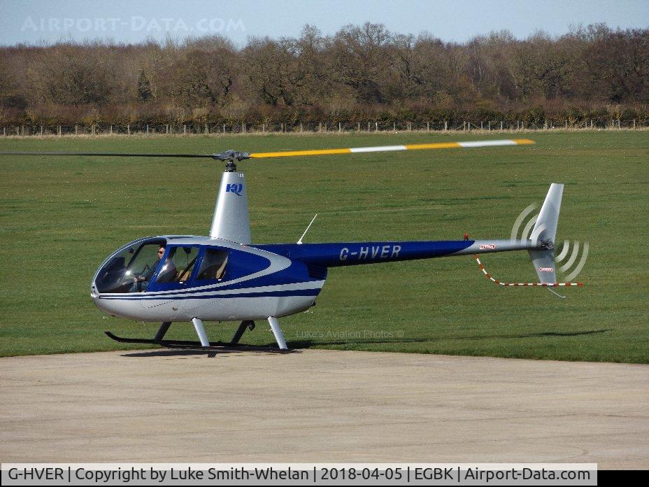 G-HVER, 2007 Robinson R44 Raven II C/N 11754, From Sywell Aerodrome.