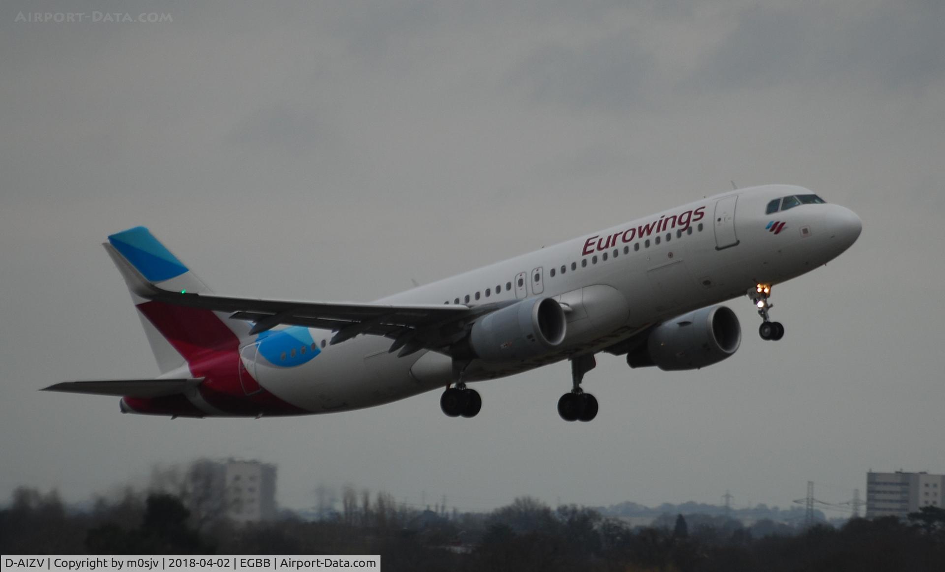 D-AIZV, 2013 Airbus A320-214 C/N 5658, Taken from Freeport carpark