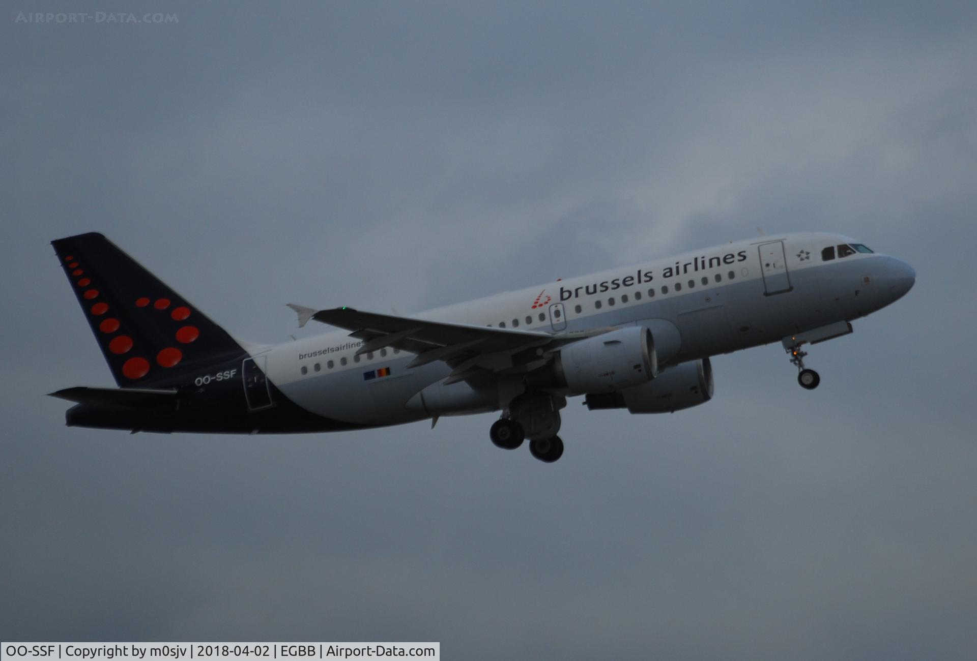 OO-SSF, 1999 Airbus A319-112 C/N 1145, Taken from Freeport carpark