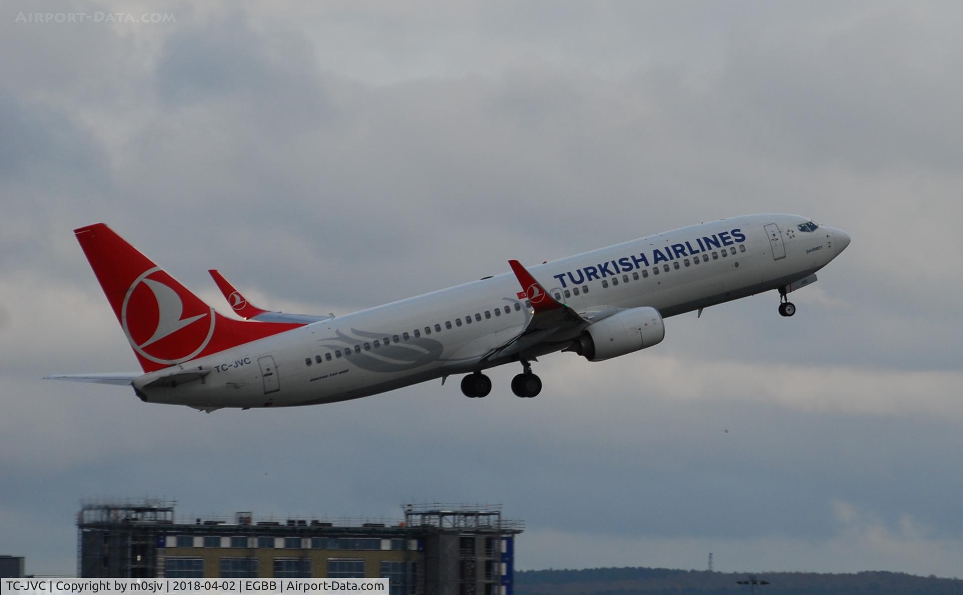 TC-JVC, 2014 Boeing 737-8F2 C/N 42005, Taken from Freeport carpark
