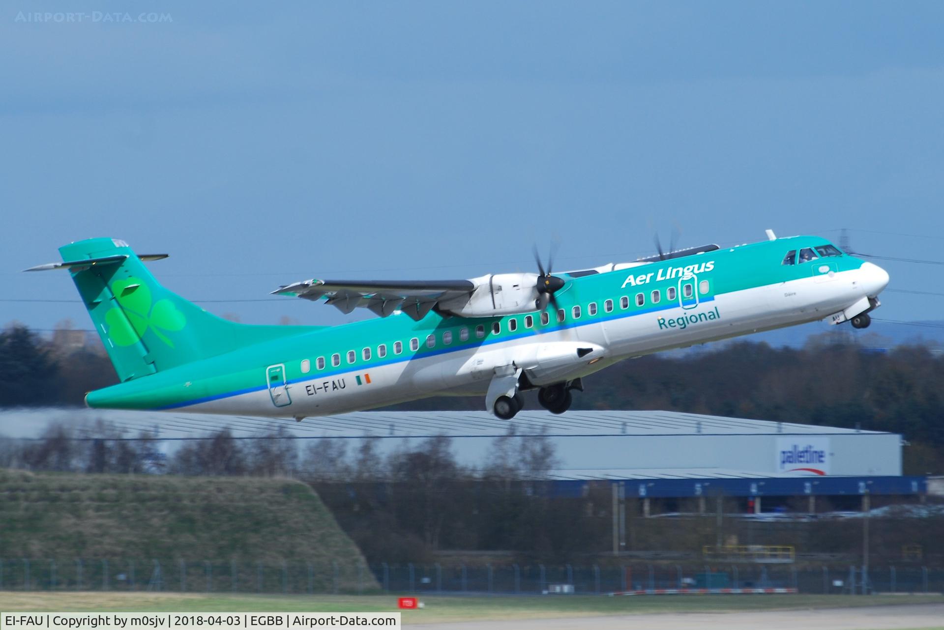 EI-FAU, 2013 ATR 72-600 (72-212A) C/N 1098, Taken from Freeport carpark