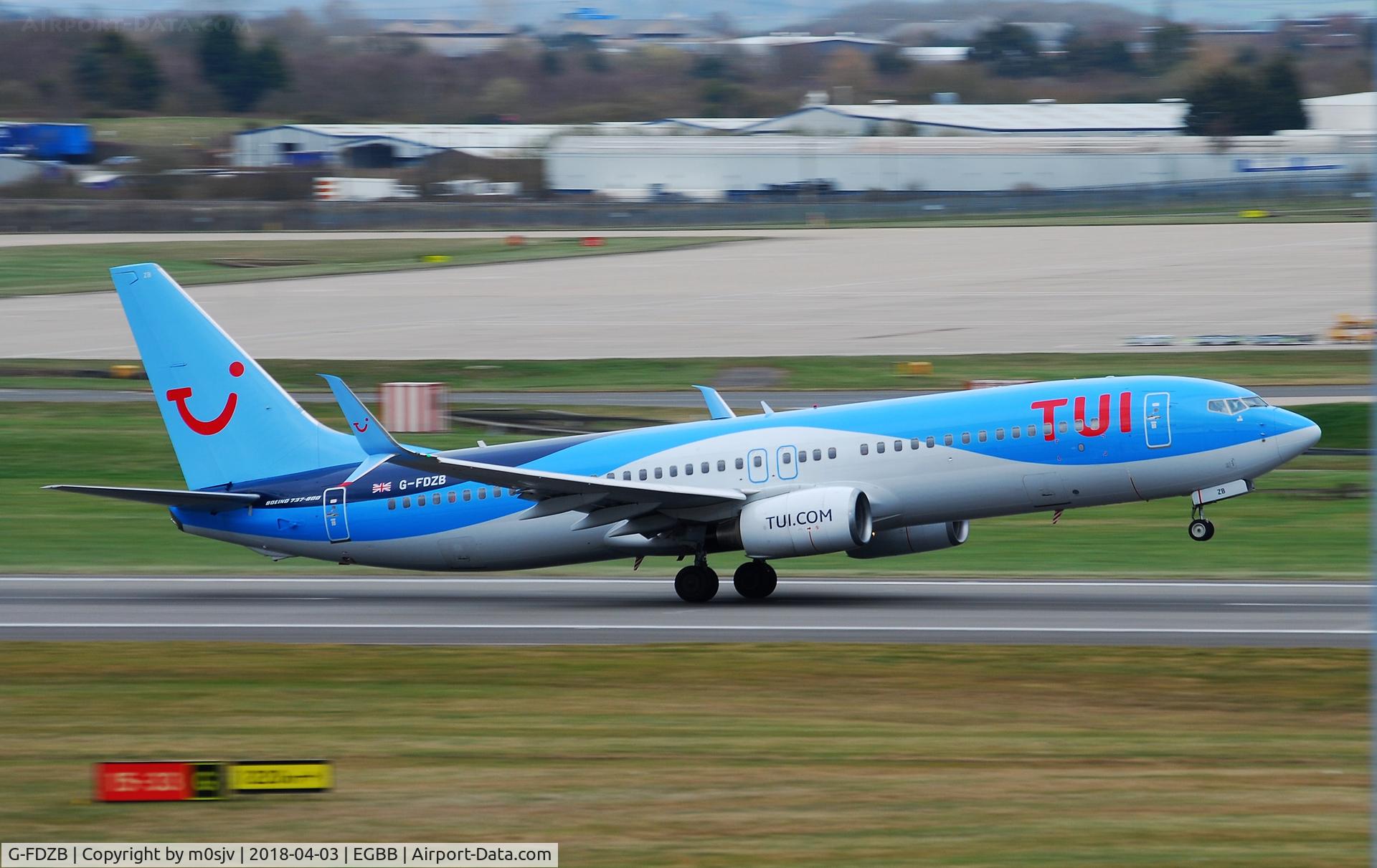 G-FDZB, 2007 Boeing 737-8K5 C/N 35131, Taken from Freeport carpark