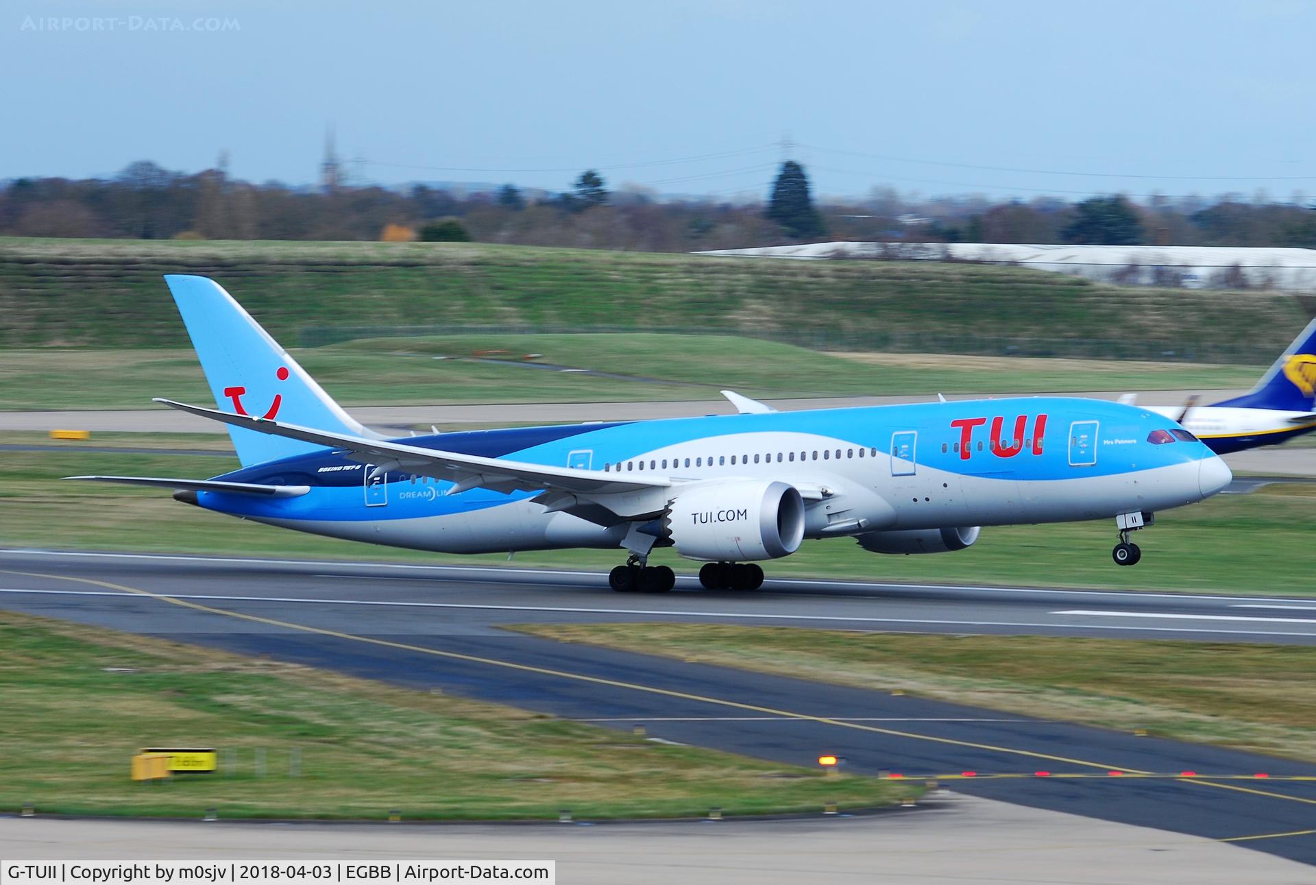 G-TUII, 2015 Boeing 787-8 Dreamliner C/N 37230, Taken from Freeport carpark