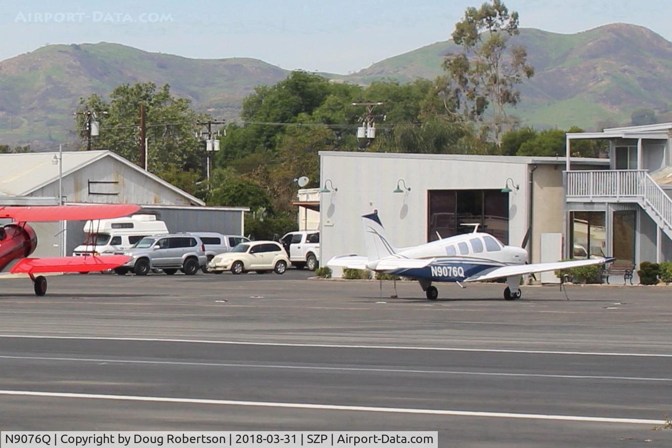 N9076Q, 1970 Beech A36 Bonanza 36 C/N E-236, 1970 Beech A36 BONANZA, Continental IO-520 285 Hp, 3 blade CS prop, on Transient Ramp