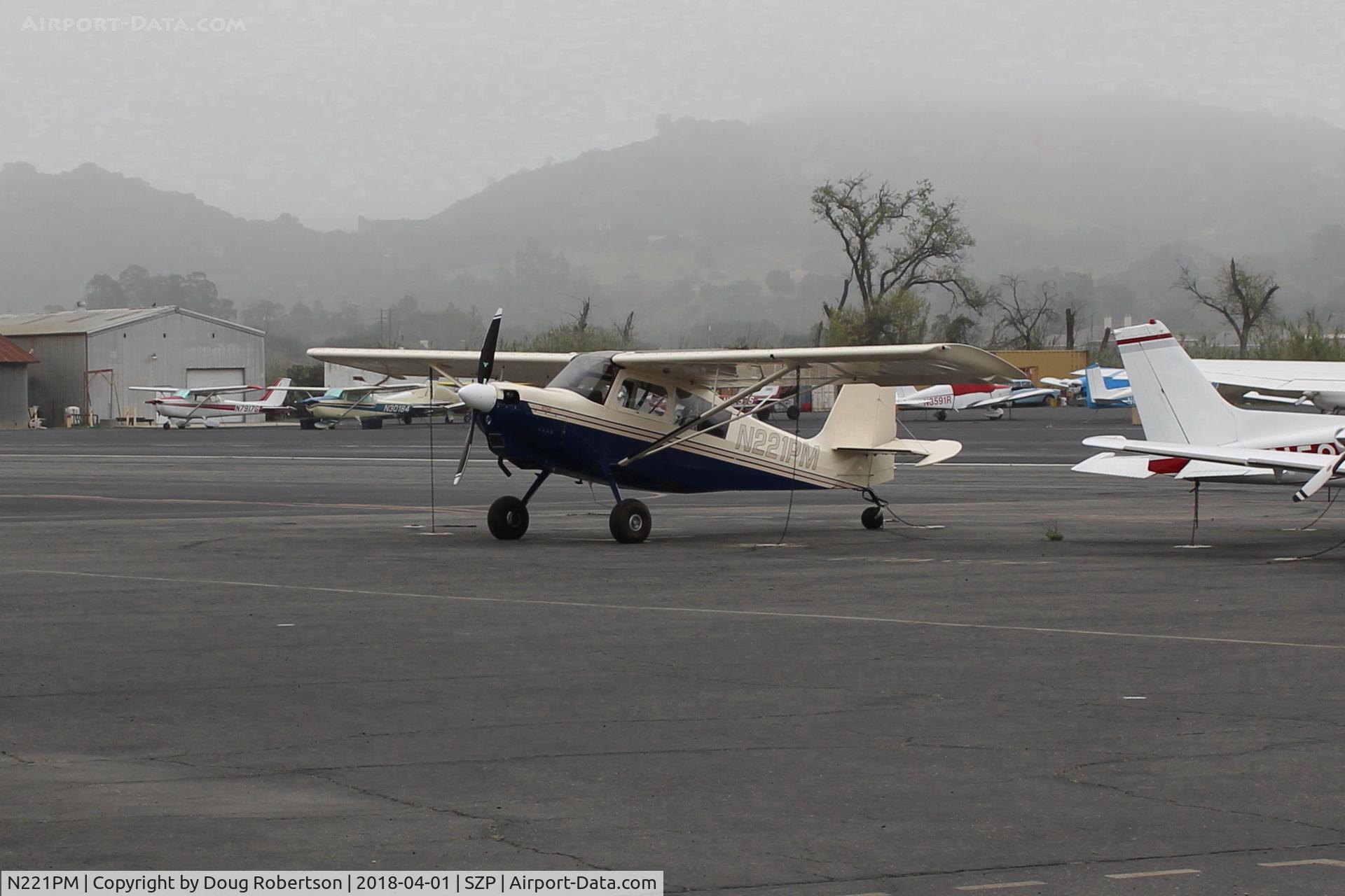 N221PM, 2004 American Champion 8GCBC Scout C/N 451-2003, 2004 American Champion 8KCAB SUPER DECATHLON, Lycoming AEIO-360 180 Hp, full inverted systems, early morning fog typical