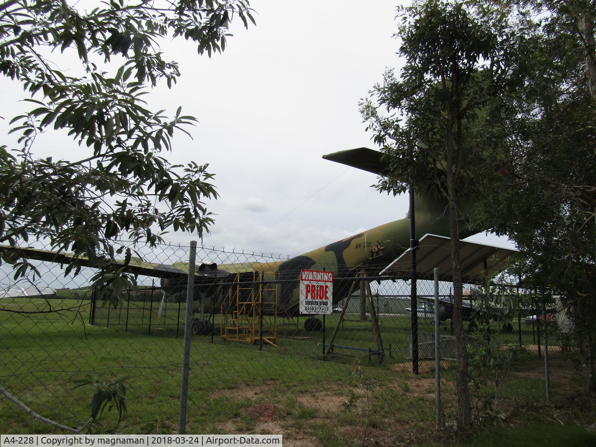 A4-228, De Havilland Canada DHC-4 C/N 228, At fantastic little airfield of Caboolture north of BNE. Ex. Australian Army