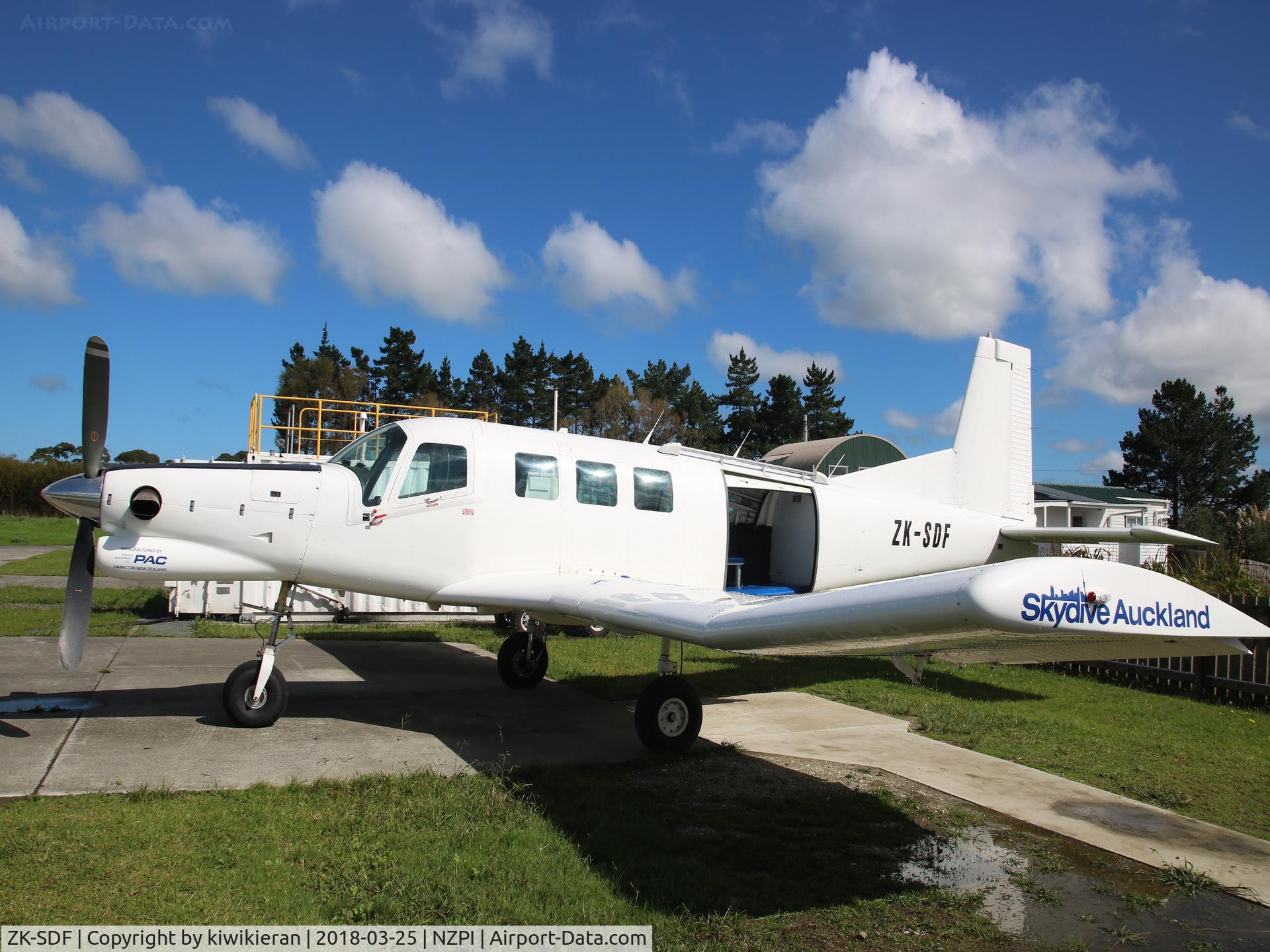 ZK-SDF, Pacific Aerospace 750XL C/N 145, At NZPI