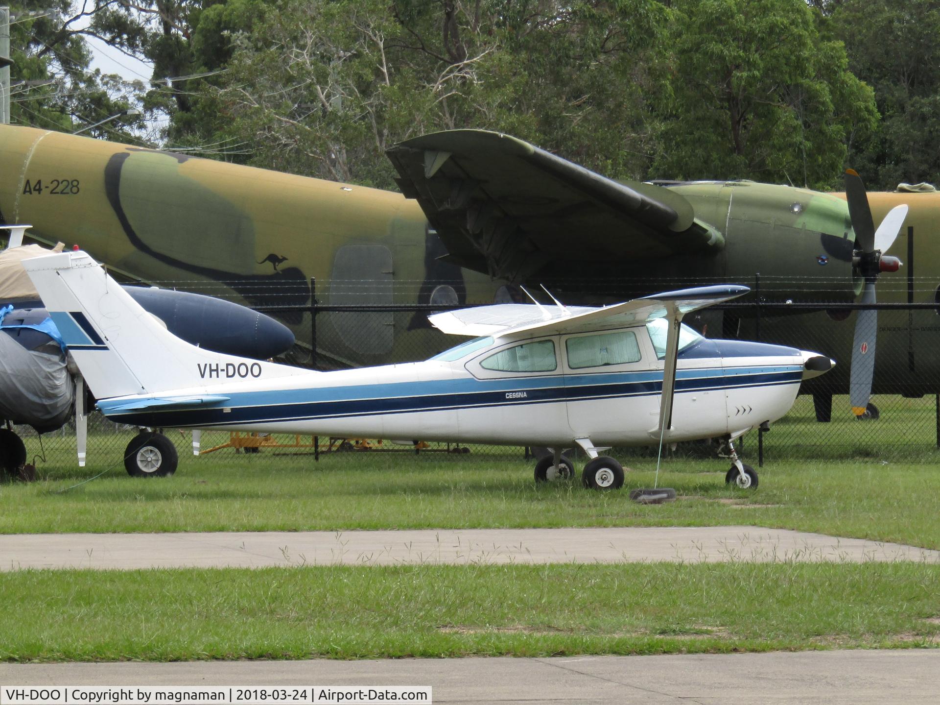 VH-DOO, 1965 Cessna 182H Skylane C/N 18256228, at caboolture with other 