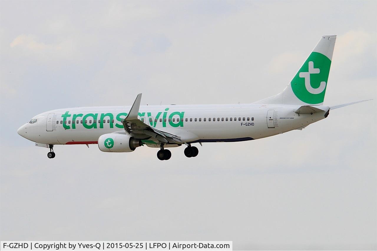 F-GZHD, 2008 Boeing 737-8K2 C/N 29650, Boeing 737-8K2, Short approach Rwy 26, Paris-Orly Airport (LFPO-ORY)