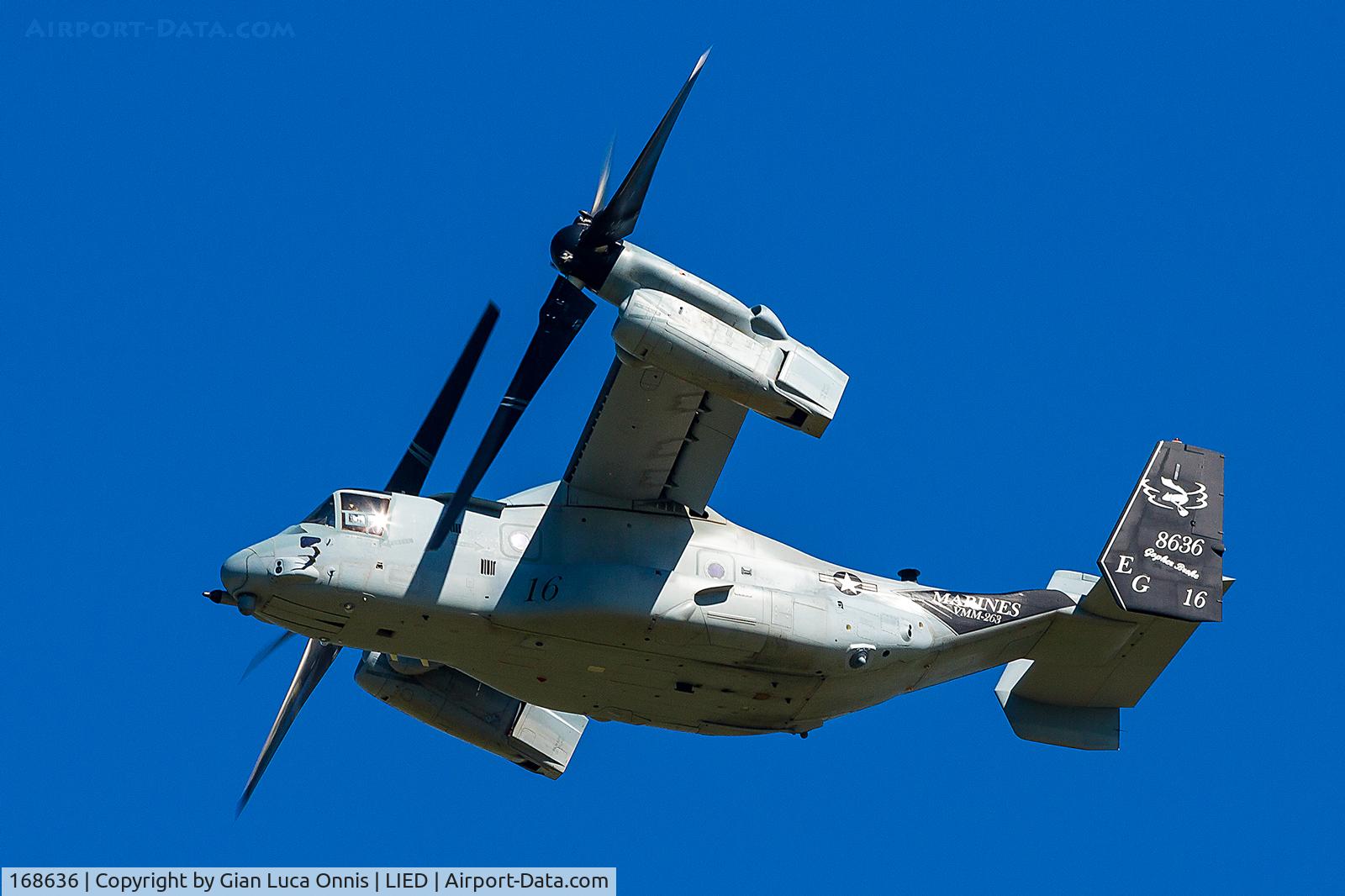 168636, Bell-Boeing MV-22B Osprey C/N D0291, Take off