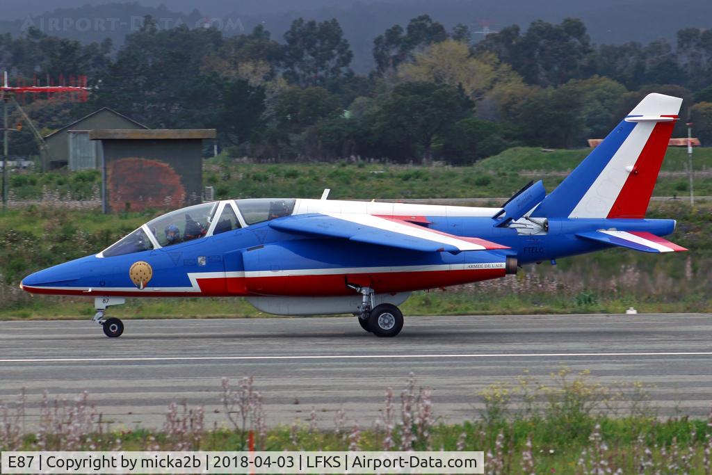 E87, Dassault-Dornier Alpha Jet E C/N E87, Taxiing