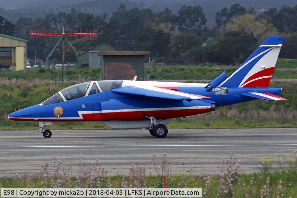 E98, Dassault-Dornier Alpha Jet E C/N E98, Taxiing