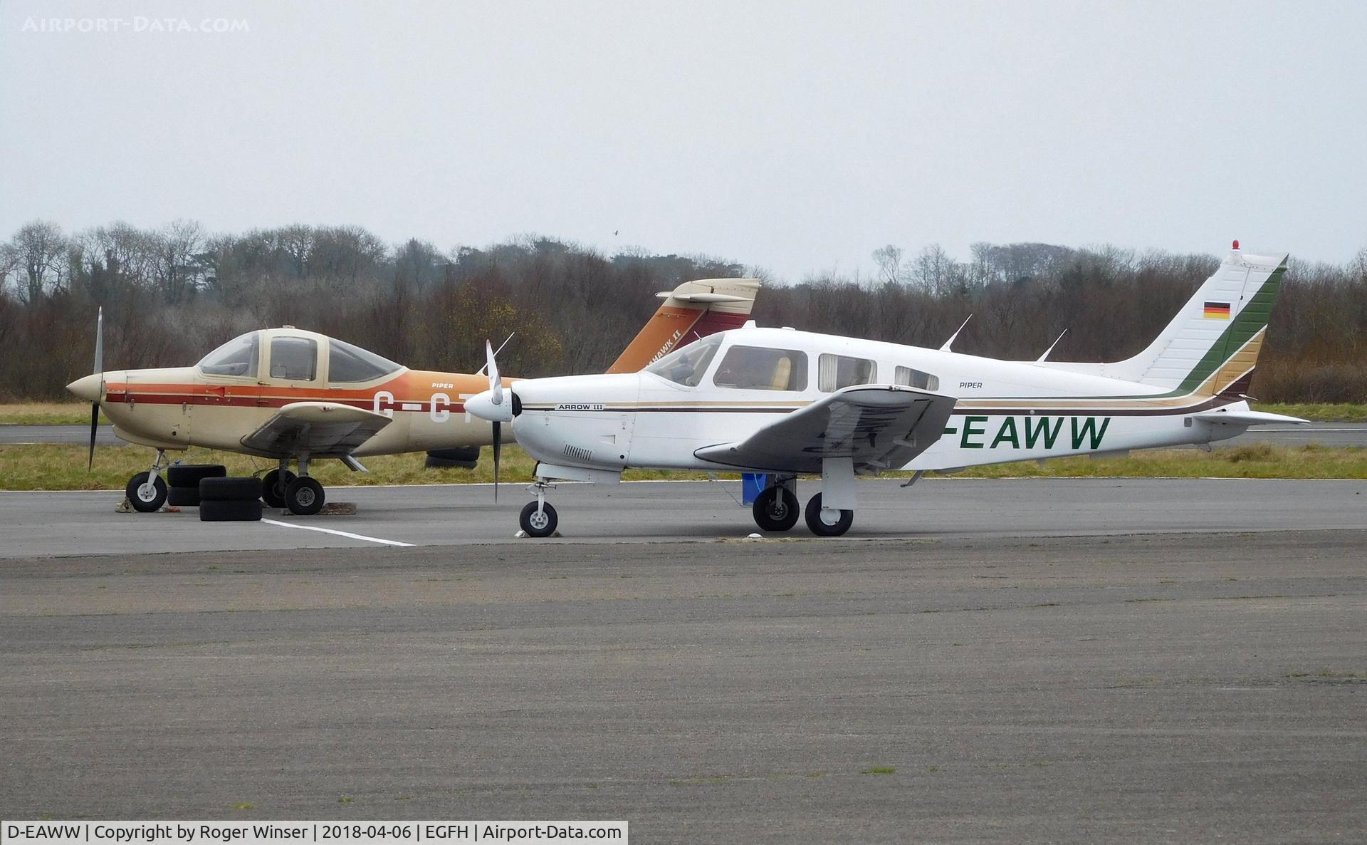 D-EAWW, 1978 Piper PA-28R-201 Cherokee Arrow III C/N 28R-7837199, Visiting Arrow III.