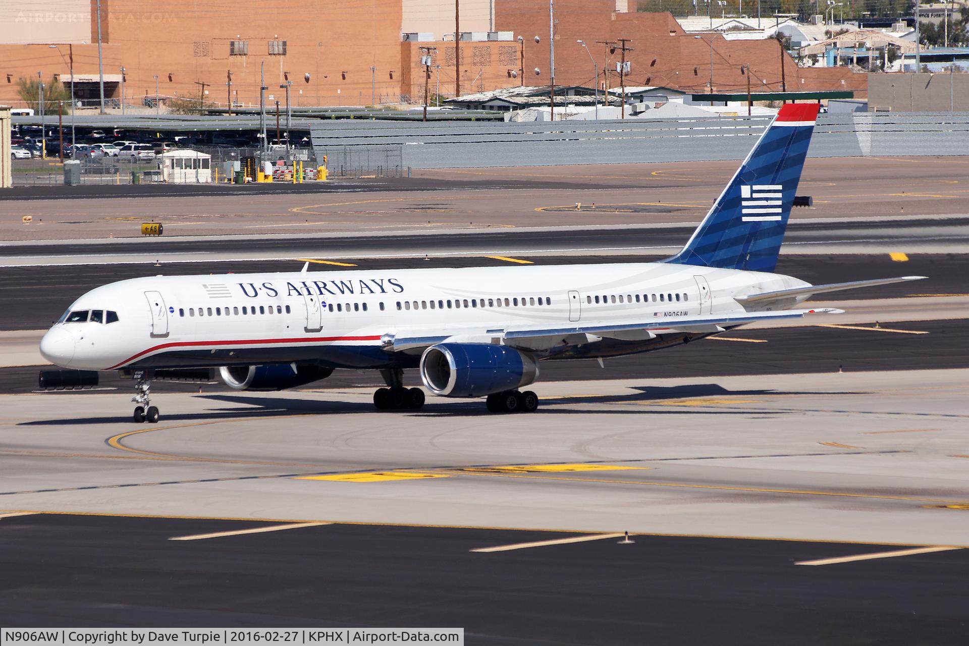 N906AW, 1986 Boeing 757-2S7 C/N 23568, WFU on March 4, 2016.   It is now stored at KSBD.