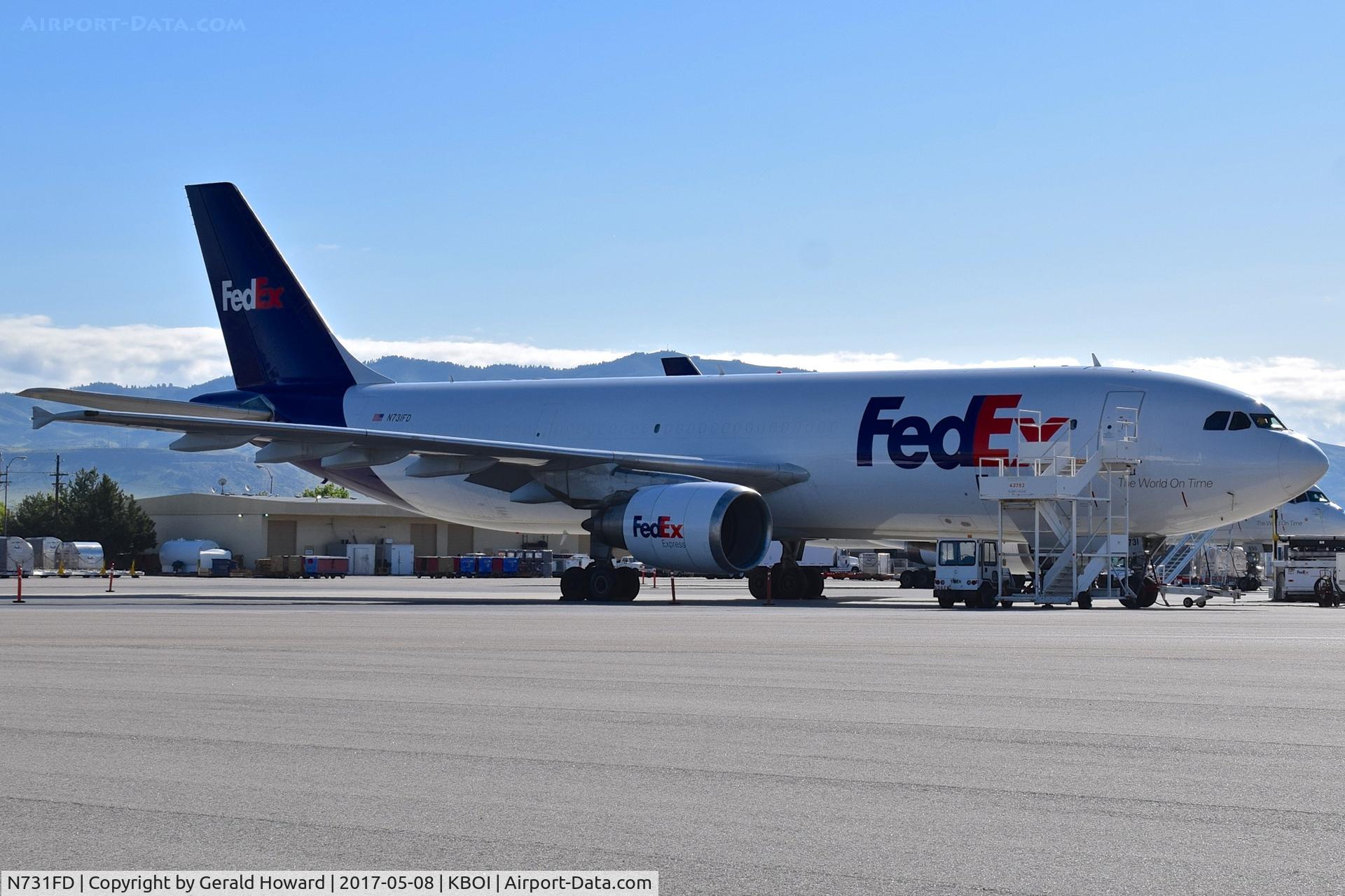 N731FD, 1993 Airbus A300B4-605R C/N 709, Parked on the FedEx ramp.
