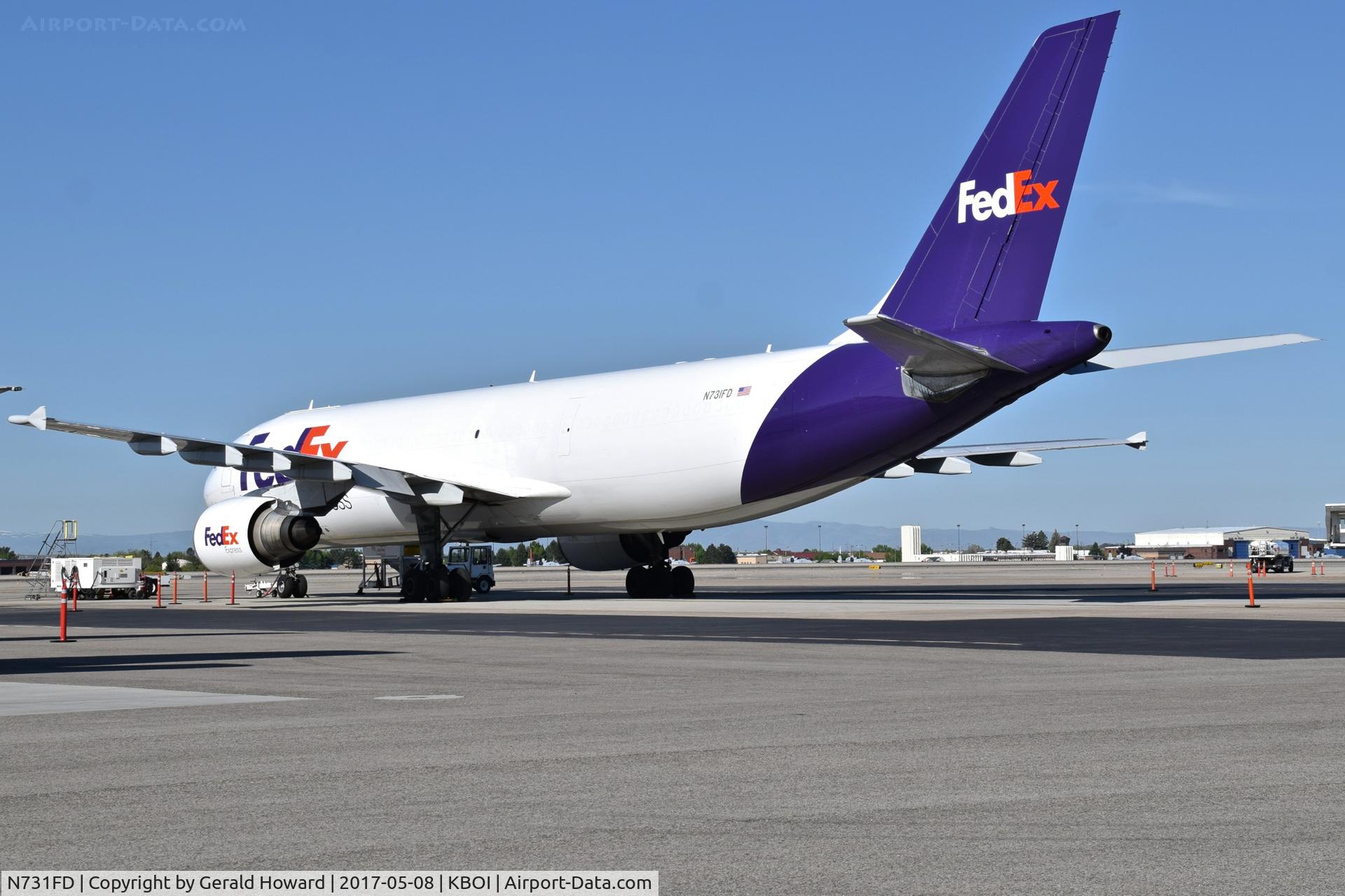 N731FD, 1993 Airbus A300B4-605R C/N 709, Parked on the Fed Ex ramp.