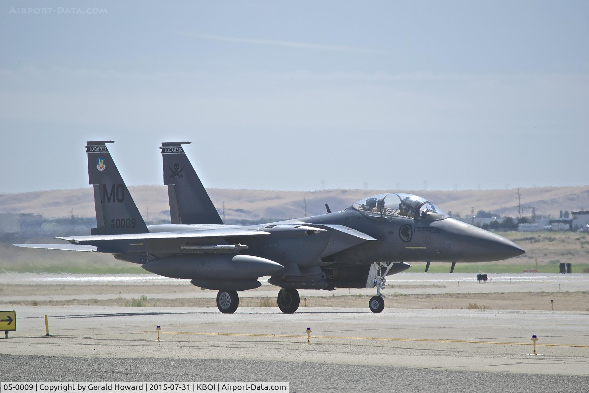 05-0009, 2005 Boeing F-15SG Strike Eagle C/N SG09, Taxiing on Alpha.  428th Fighter Sq. 