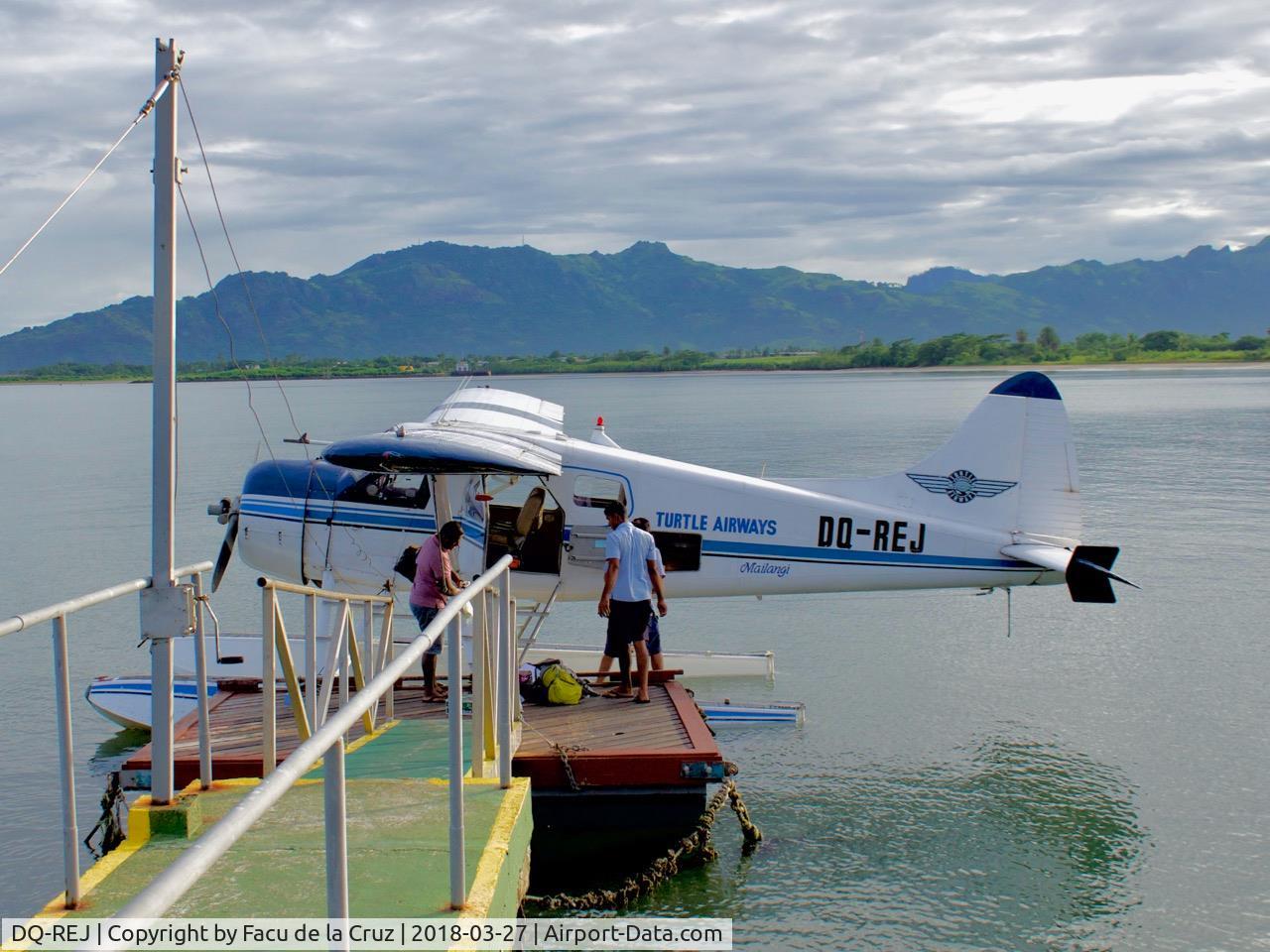 DQ-REJ, 1964 De Havilland Canada DHC-2 Beaver Mk.I C/N 1544, DQ-REJ is now flying for Turtle Airways in Fiji. They do a touristic transfer from Nadi to surrounding islands.