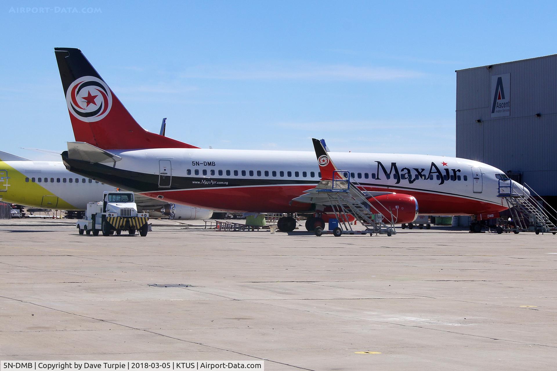 5N-DMB, 1997 Boeing 737-3H4 C/N 28331, Previously N646SW, operated by Southwest Airlines.