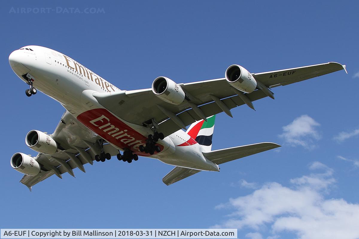 A6-EUF, 2016 Airbus A380-861 C/N 218, EK412 FOR 02