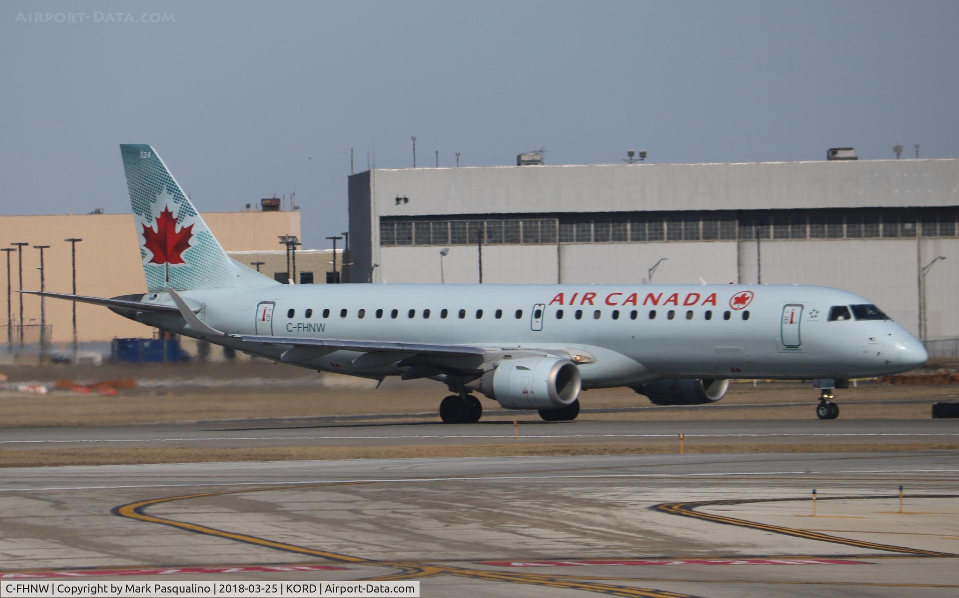 C-FHNW, 2007 Embraer 190AR (ERJ-190-100IGW) C/N 19000077, ERJ-190-100 IGW