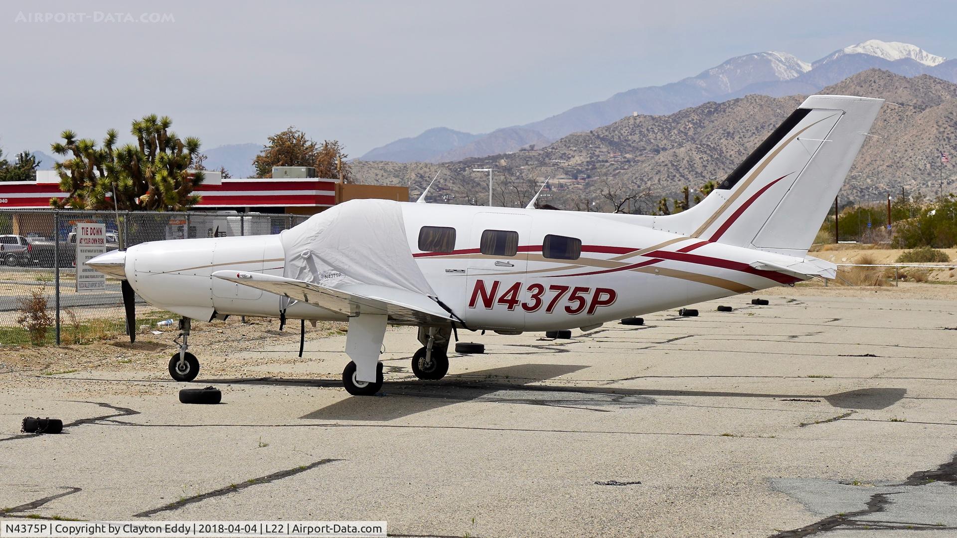 N4375P, 1985 Piper PA-46-310P Malibu C/N 46-8508031, Yucca Valley California 2018.