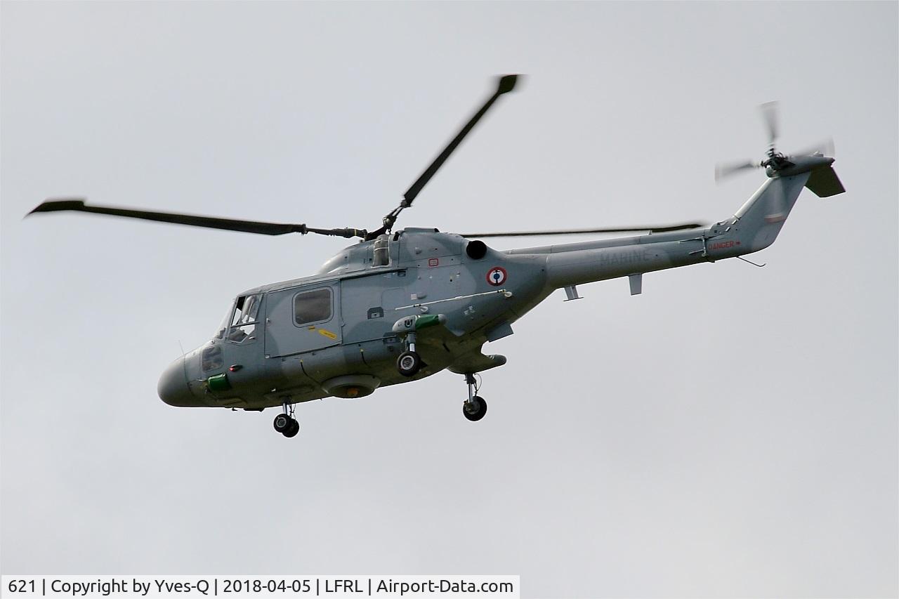 621, Westland Lynx HAS.2(FN) C/N 092, Westland Lynx HAS.2(FN), Take off, Lanvéoc-Poulmic (LFRL)