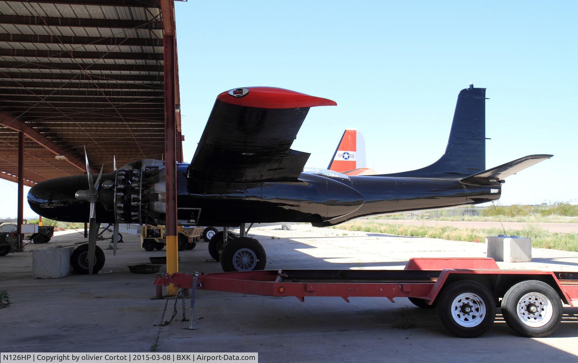 N126HP, 1944 Douglas A-26B Invader Invader C/N 27799, new paint
