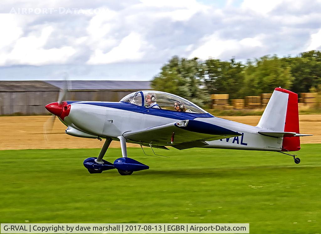 G-RVAL, 2004 Vans RV-8 C/N PFA 303-13532, Heading off to the west