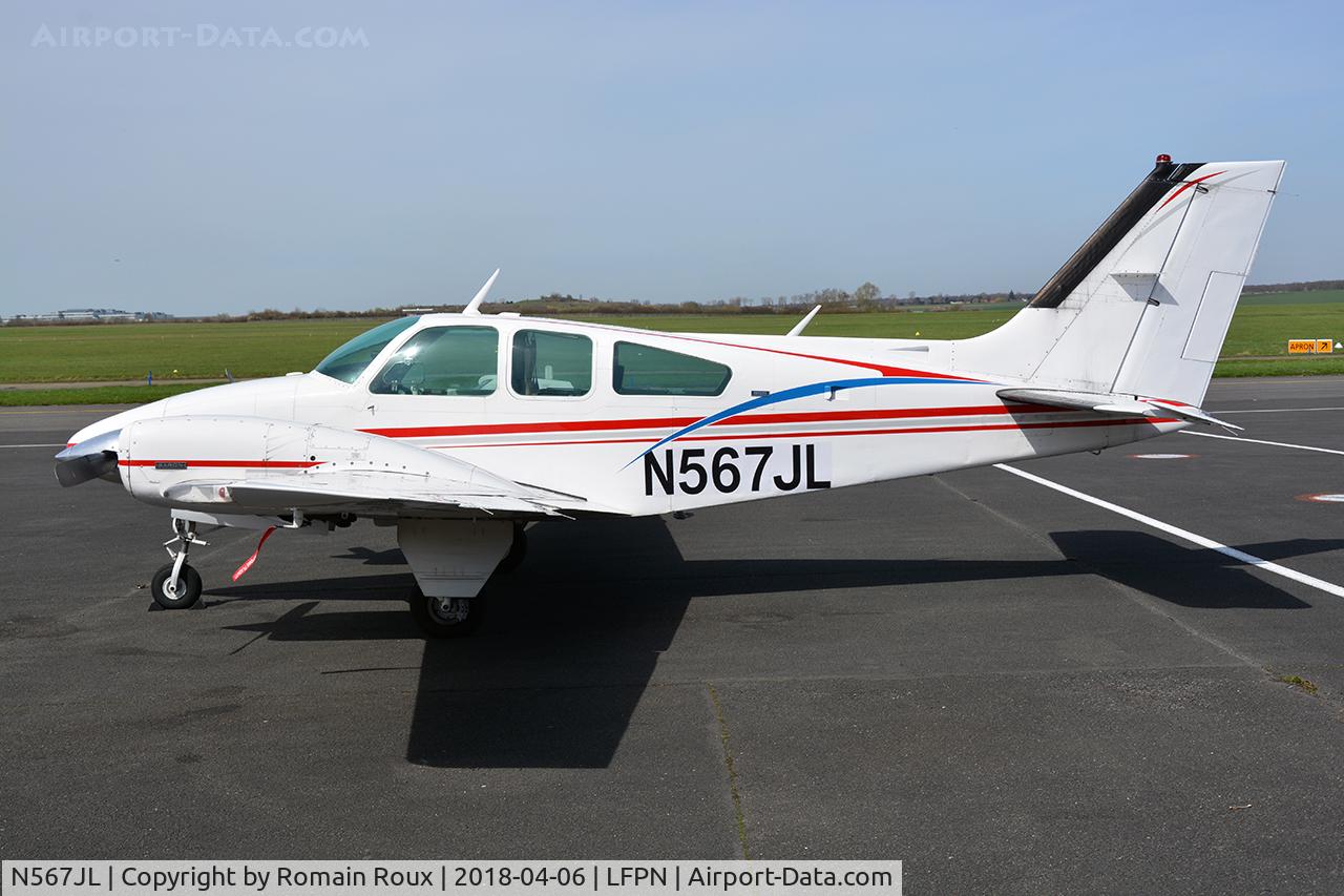 N567JL, 1974 Beech 95-B55 Baron Baron C/N TC-1718, Parked