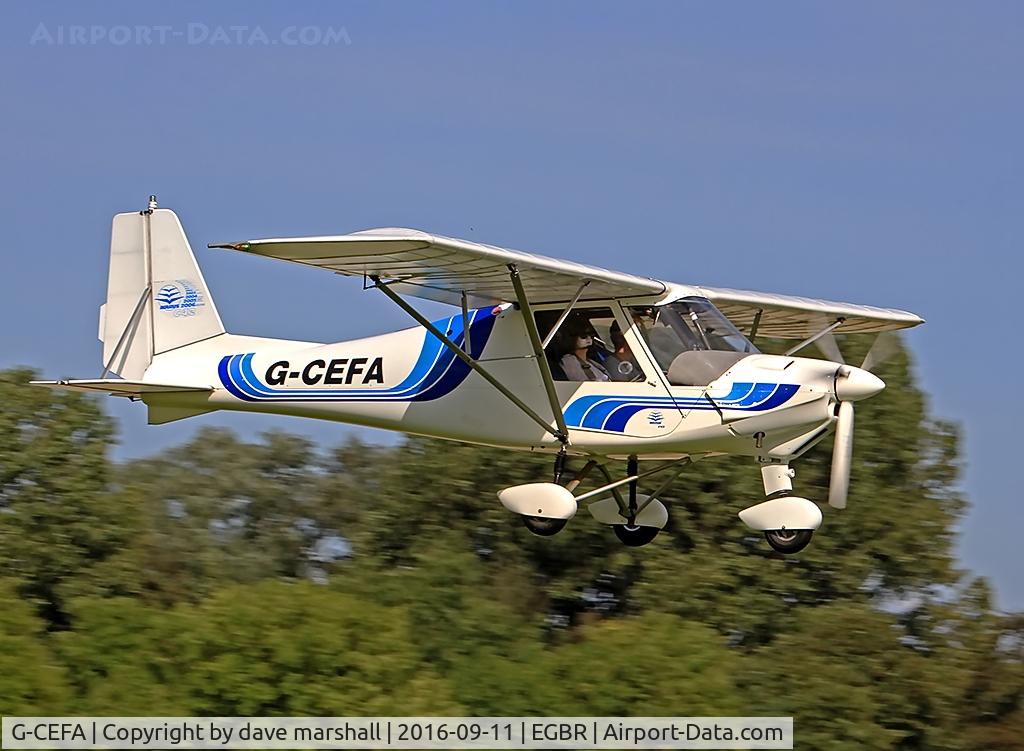 G-CEFA, 2007 Comco Ikarus C42 FB UK C/N PFA 322-14570, Inbound