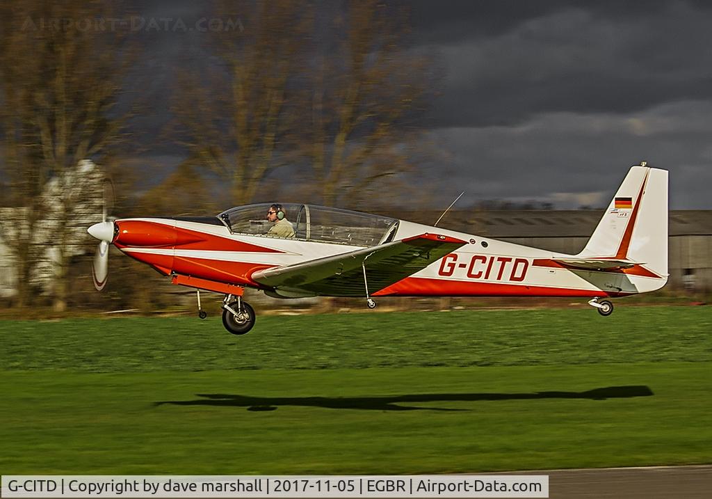 G-CITD, 1972 Sportavia-Putzer Fournier RF-4D C/N 5115, Departure